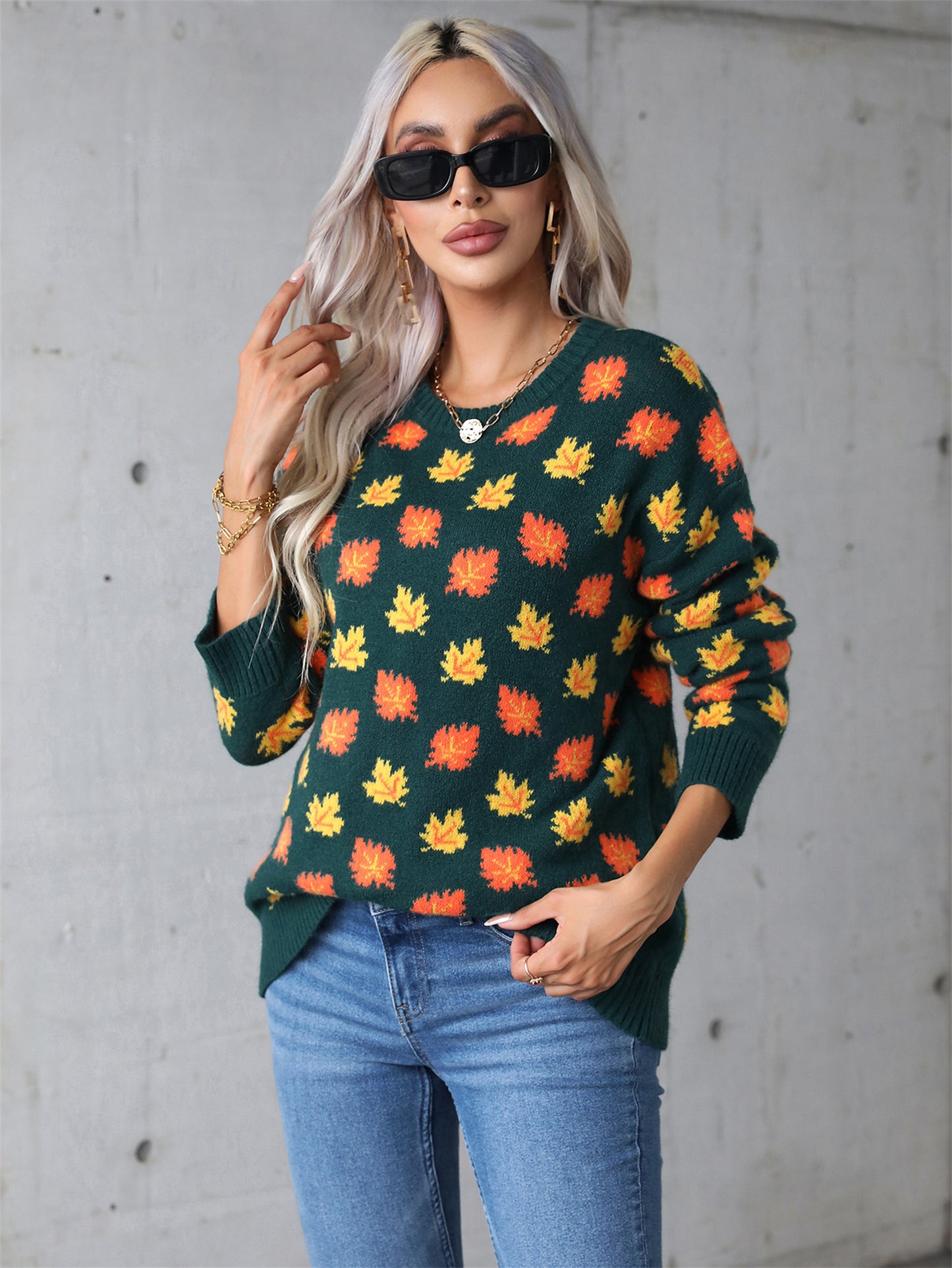 Round Neck Popular Sweater Sweater Bottoming Shirt