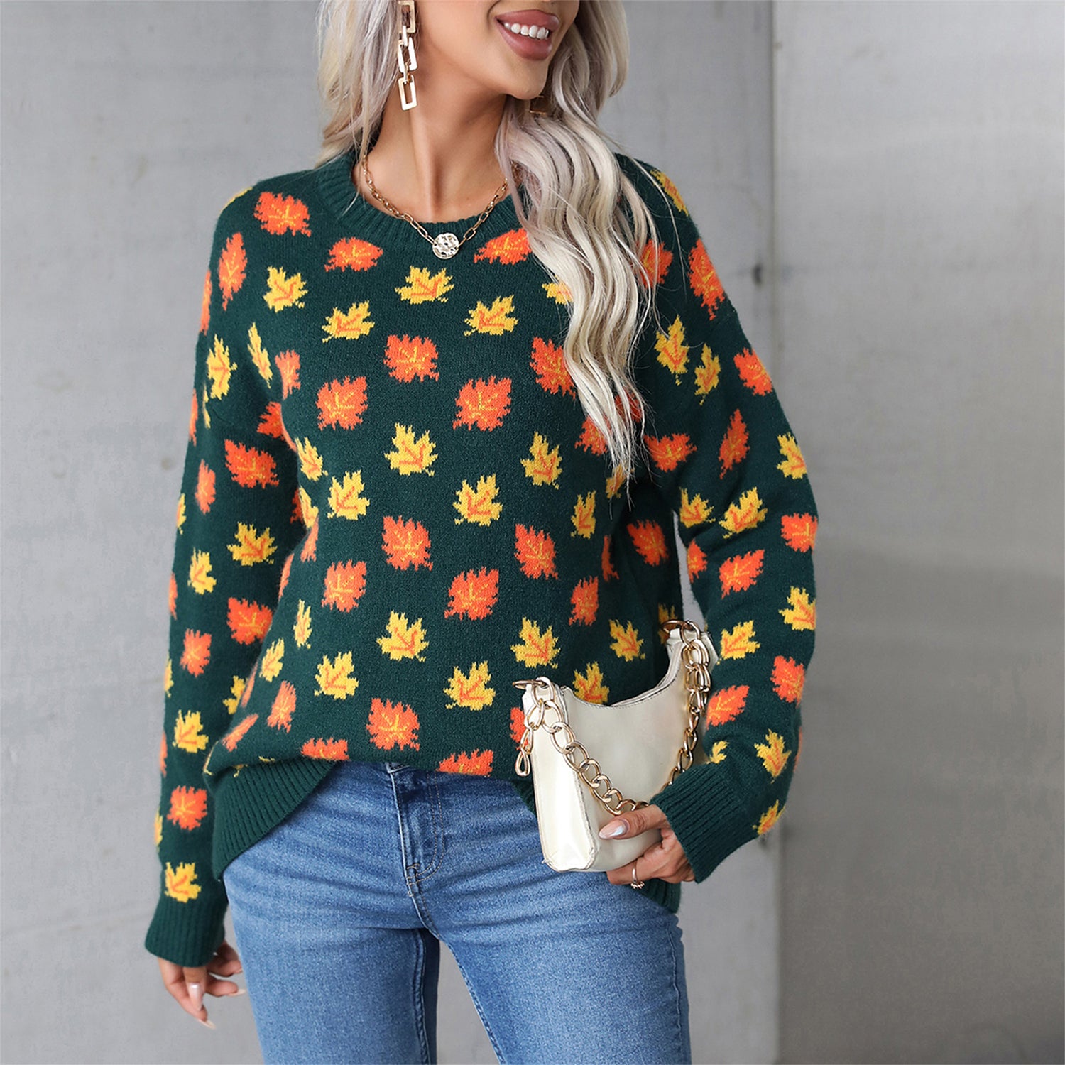 Round Neck Popular Sweater Sweater Bottoming Shirt