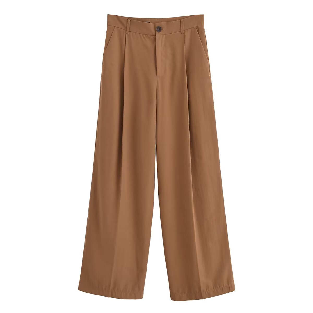 Womens Draping Long Pleated Pants