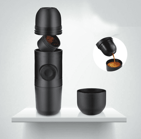 Condensed Portable Mini Coffee Machine – Capsule Black, Compact & Travel-Friendly-0