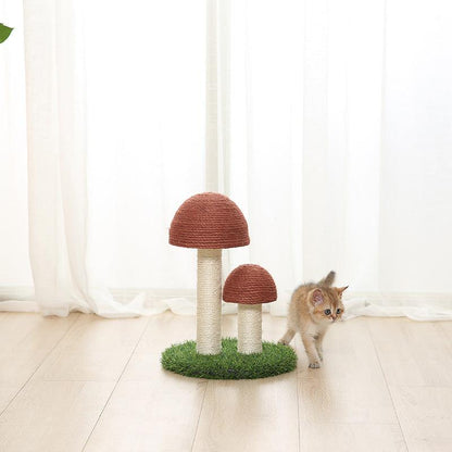 Durable Sisal Mushroom Cat Scratcher: The Perfect Playtime Companion For Your Feline Friend-2