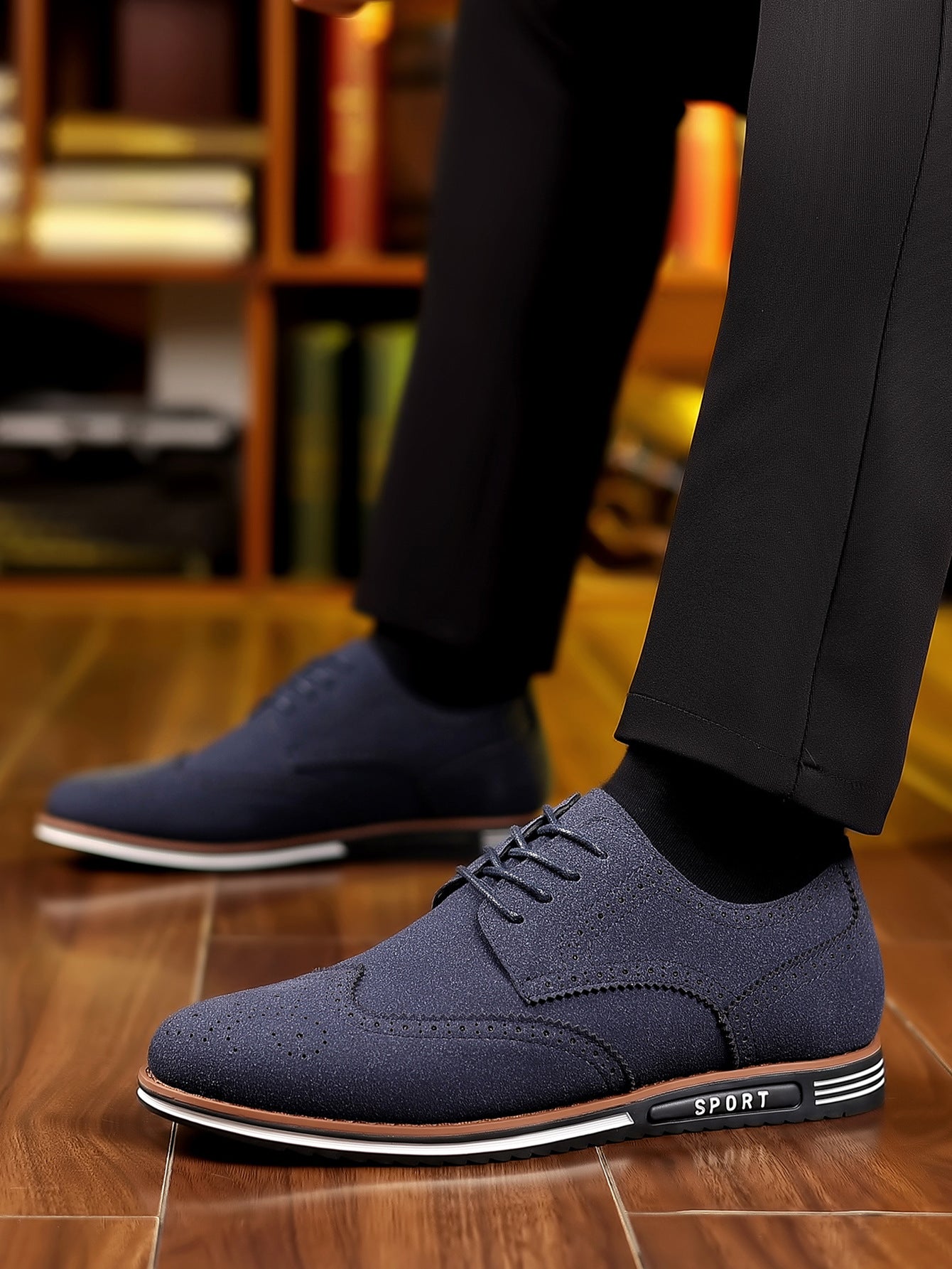 Men's Matte Low-Top Suede Leather Shoes