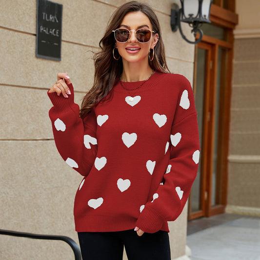 Round Neck Pullover Sweater