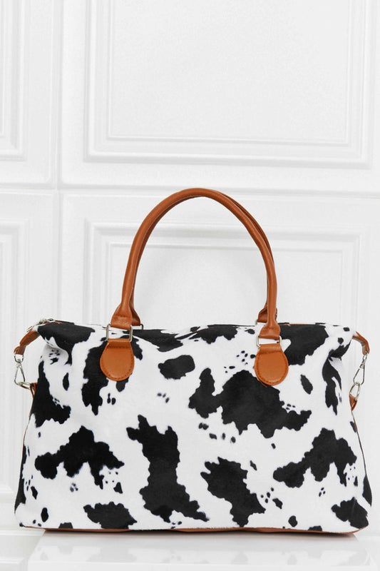 Animal Print Weekender Bag - SteelBlue