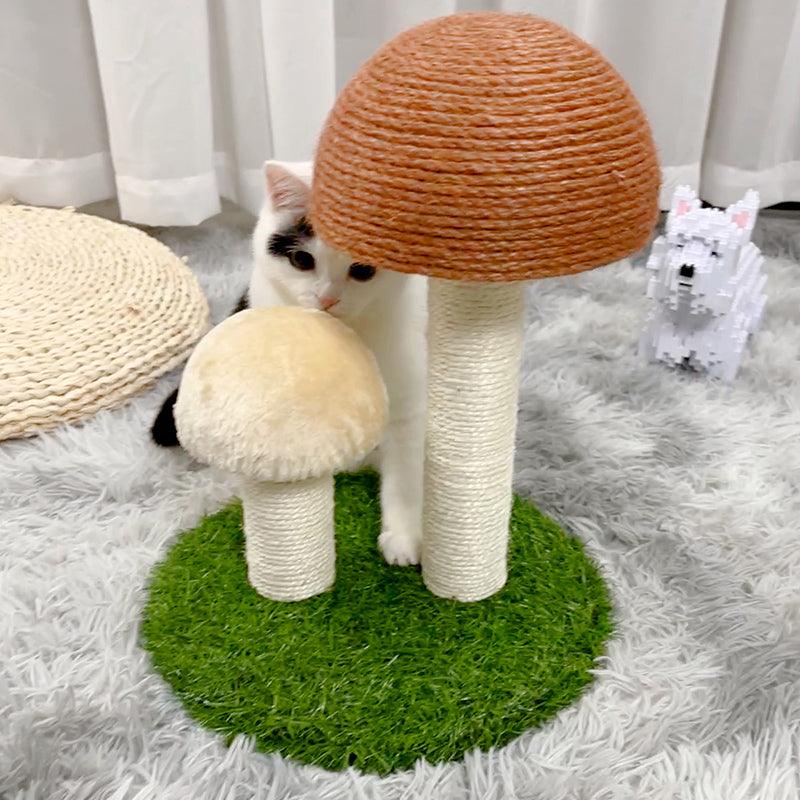 Durable Sisal Mushroom Cat Scratcher: The Perfect Playtime Companion For Your Feline Friend-3