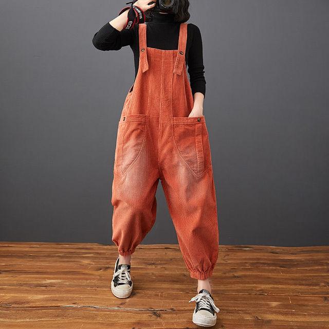 Corduroy Pockets Jumpsuit - SteelBlue & Co.