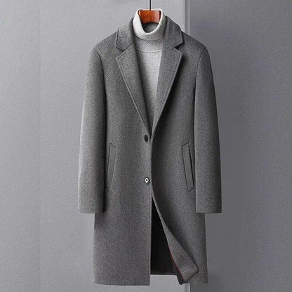 Men's Wool Trench Coat - SteelBlue & Co.