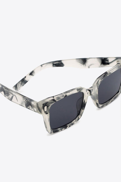 Polycarbonate Square Sunglasses - SteelBlue