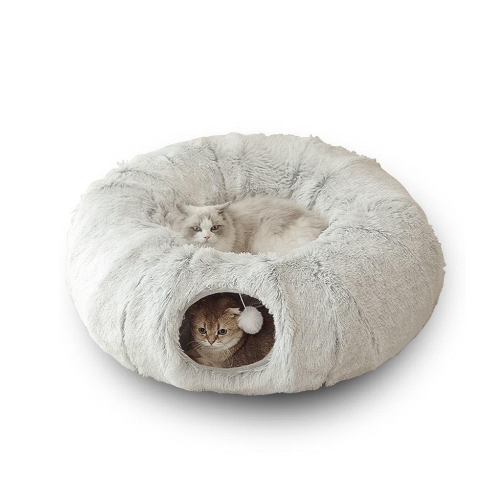 2 In 1 Round Tunnel Cat Beds - SteelBlue & Co.