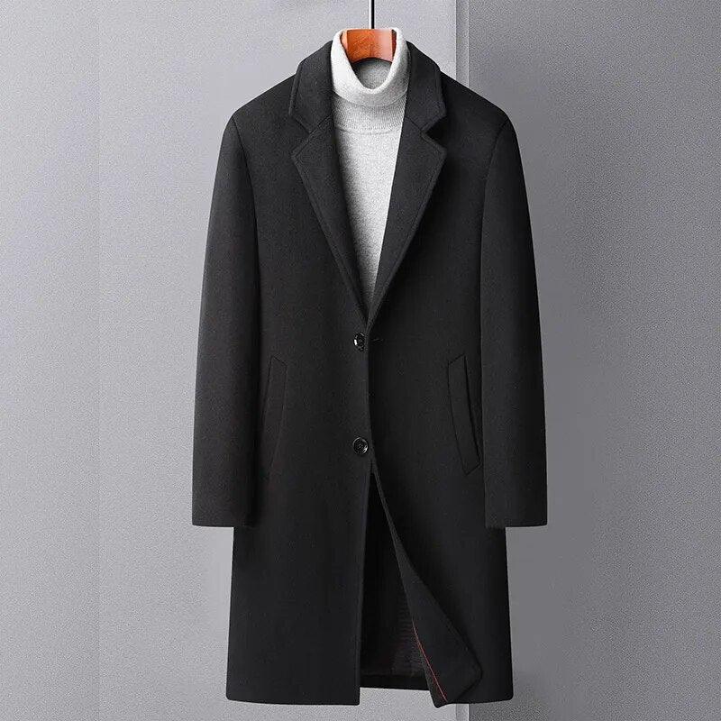 Men's Wool Trench Coat - SteelBlue & Co.