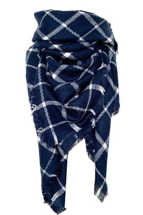 Plaid Imitation Cashmere Scarf