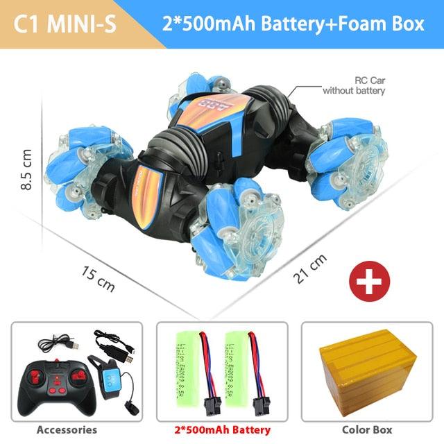 RC Car Stunt Remote Control Car - SteelBlue