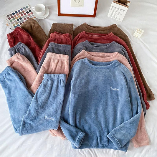 Velvet Pajamas Set - SteelBlue & Co.