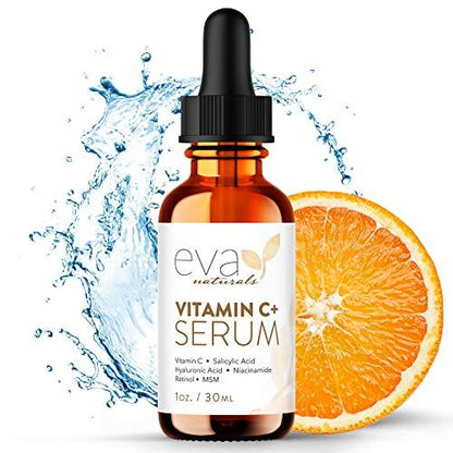 Eva Naturals Vitamin C Face Serum with Hyaluronic Acid