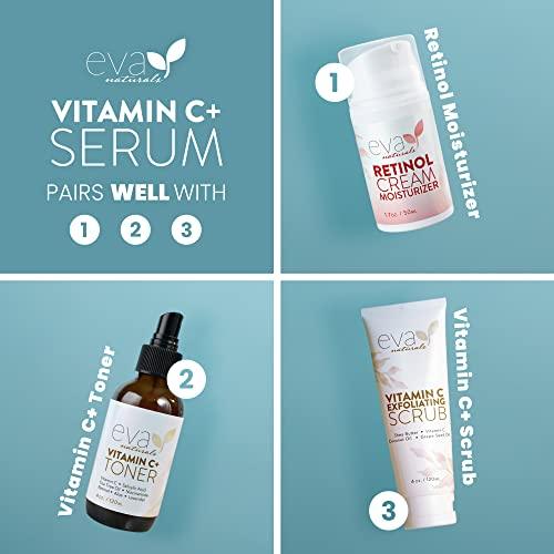 Eva Naturals Vitamin C Face Serum with Hyaluronic Acid