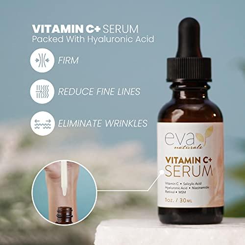 Eva Naturals Vitamin C Face Serum with Hyaluronic Acid