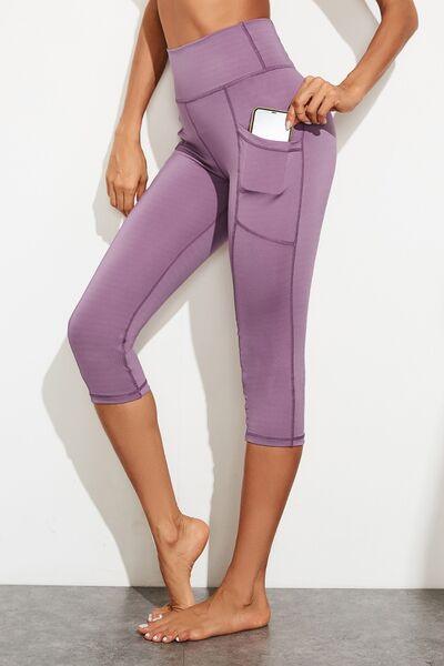 Waistband Active Leggings with Pockets - SteelBlue & Co.